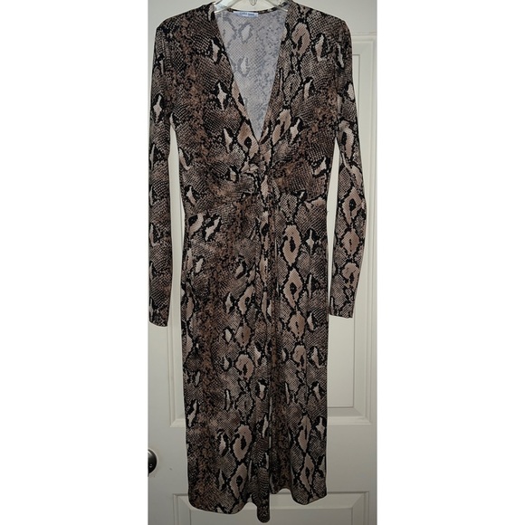 Zara TRAFALUC SNAKE DRESS - SIZE M - Picture 2 of 4